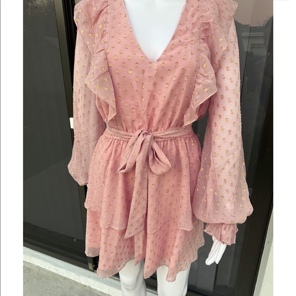 Love Shack Fancy blush dress size 0